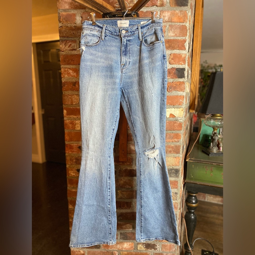 Frame Le High flare jeans